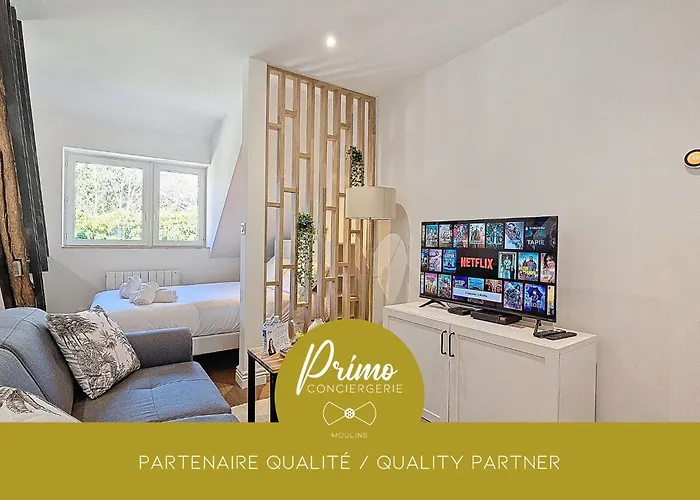 L\'Eiffel Entre Centre-Ville Et Parc Moulins Expo, Avec Services Premium By Primo C0Nciergerie